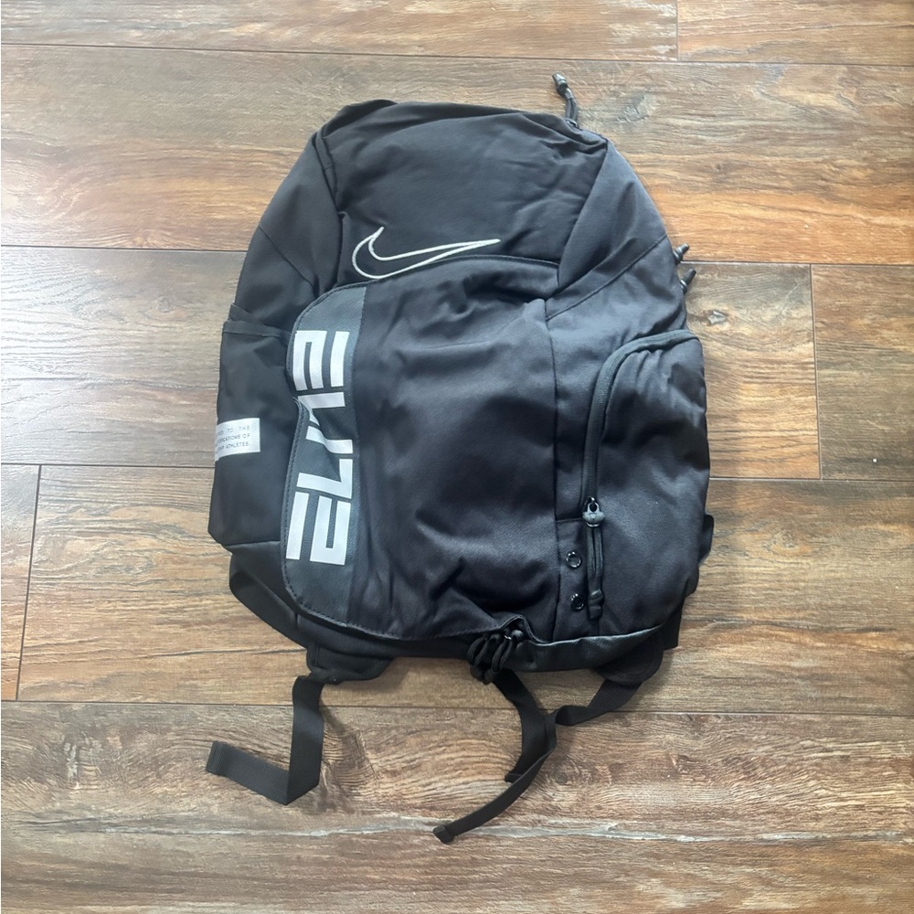 Nike Black Backpack with White Accents